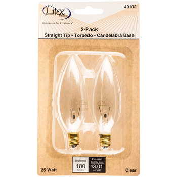 25-Watt Torpedo Candelabra Decorative Bulbs | Hobby Lobby | 587196